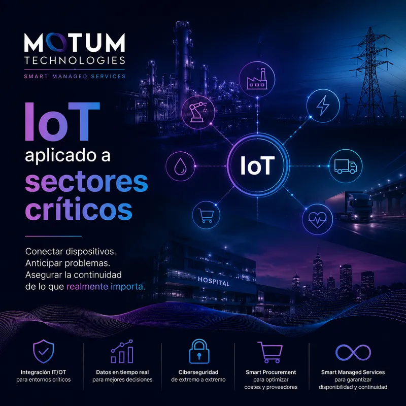 IoT aplicado a sectores críticos: conectar dispositivos para proteger operaciones