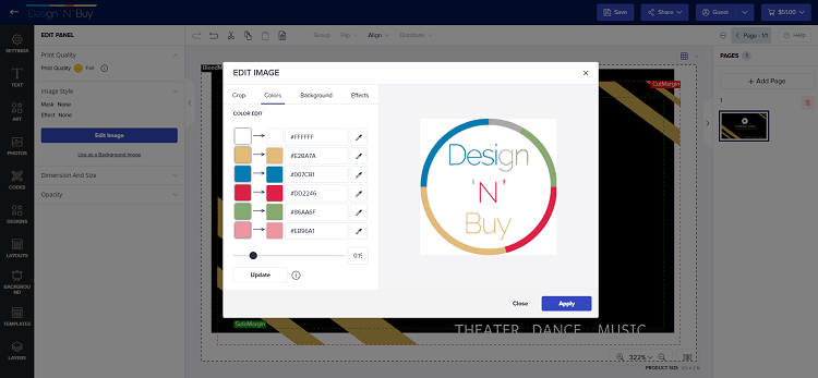 Color Detection Webtoprint 1