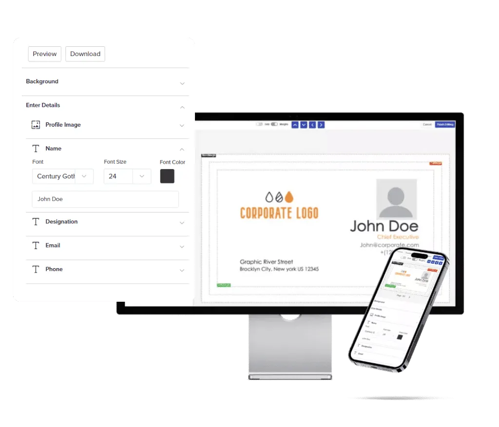Web To Print Form Based