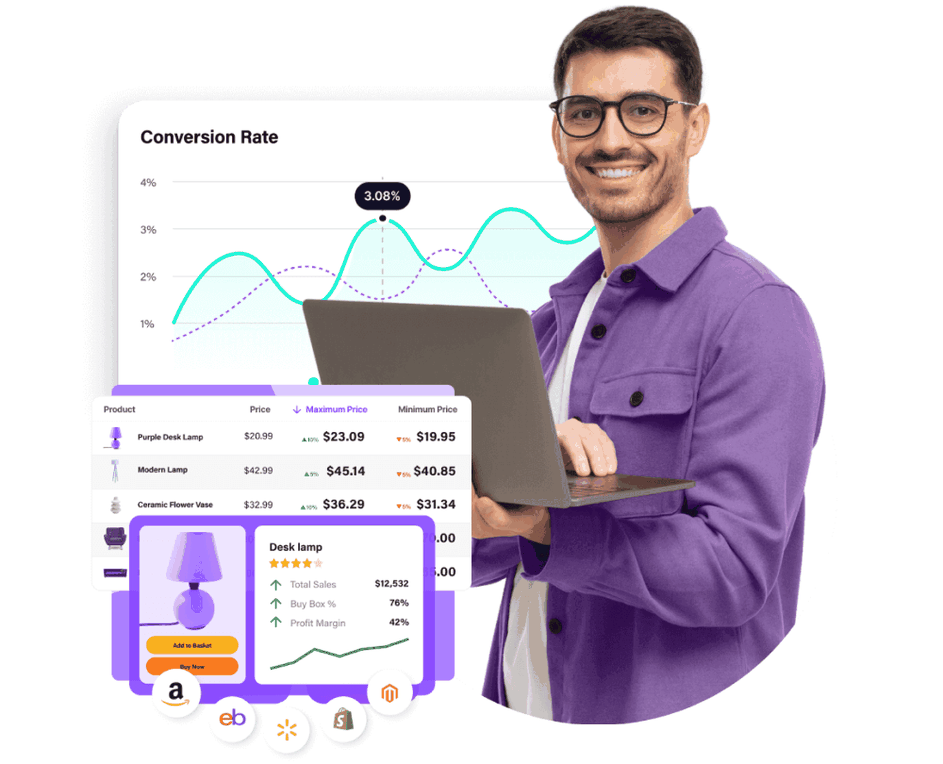 Repricer-Partnerprogramm — verdienen Sie drei Monatsumsätze