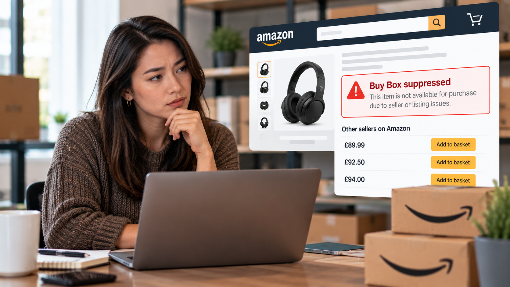 Suppressed Buy Box: Why It Happens & How to Avoid It