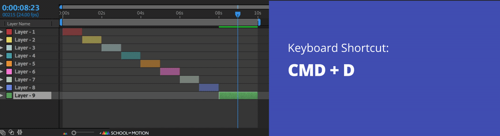 After Effects timeline shortcuts - image 7