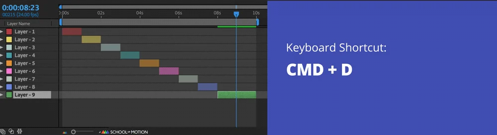 After Effects timeline shortcuts - image 7