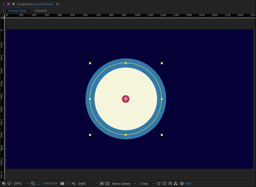 After Effects center anchor point shortcut
