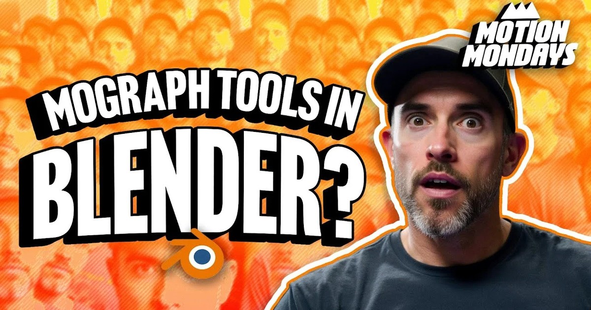 Blender 5.0 Mograph Tools & Premiere for iPhone | Motion Mondays