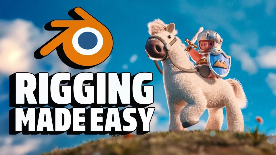 The EASY Way to Rig Characters in Blender article thumbnail