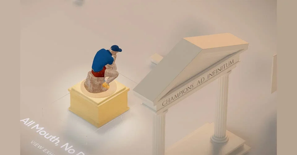 Museum of Annoying Experiences virtual museum with interactive 2D and 3D animation