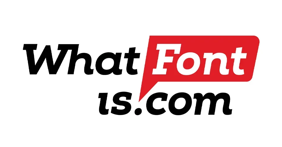 Font identification tool screenshot