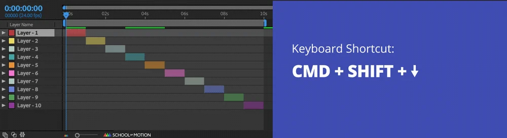 After Effects timeline shortcuts - image 12