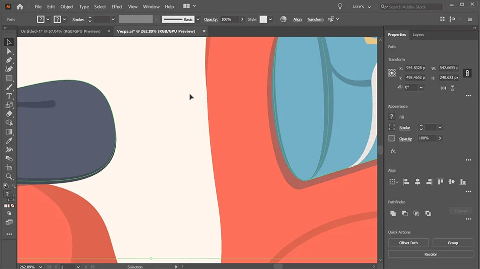 Illustrator Select Menu - School of Motion tutorial image