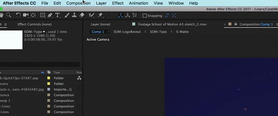 After Effects screenshot tutorial - saving frames as images