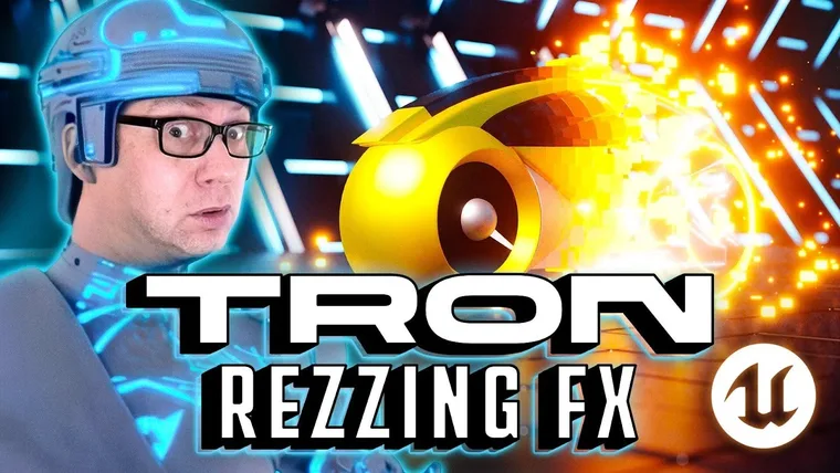 How We Created Tron "Rezzing" Effects in Unreal Engine article thumbnail