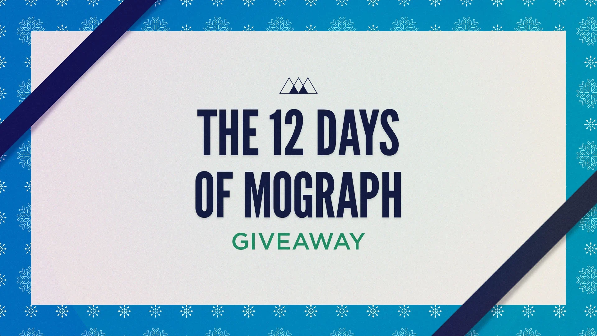 12 Days of MoGraph Giveaways 2022 article thumbnail