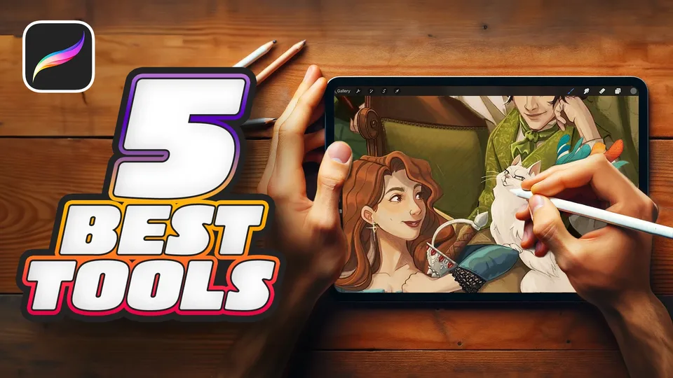 The 5 Best Procreate Tools for Character Design article thumbnail