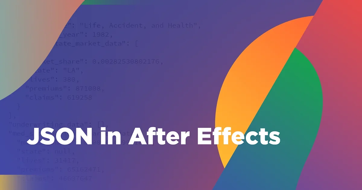 Exporting JSON Code in After Effects article thumbnail