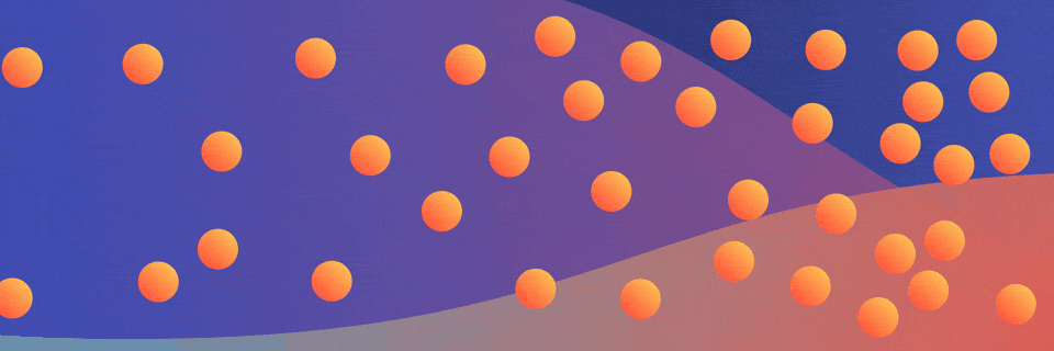 Animated GIF showing the wiggle expression effect on multiple objects in After Effects