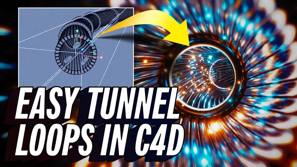 Easy Tunnel Loops in Cinema 4D article thumbnail