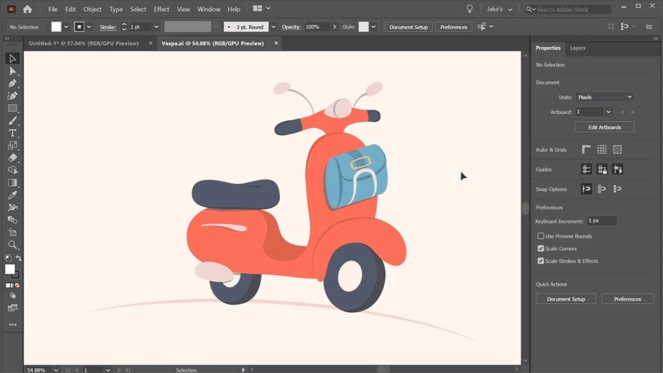 Illustrator Select Menu - School of Motion tutorial image