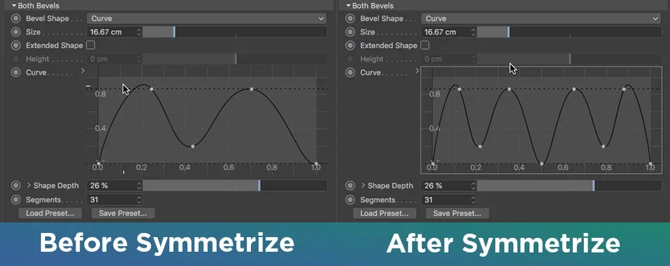 Curve Bevel Symmetrize - Cinema 4D R21 .png