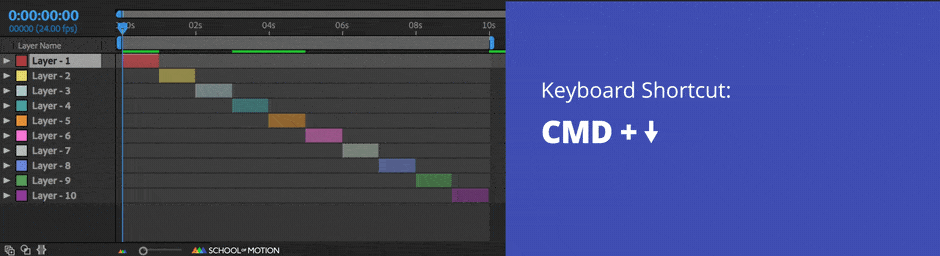 After Effects timeline shortcuts - image 11