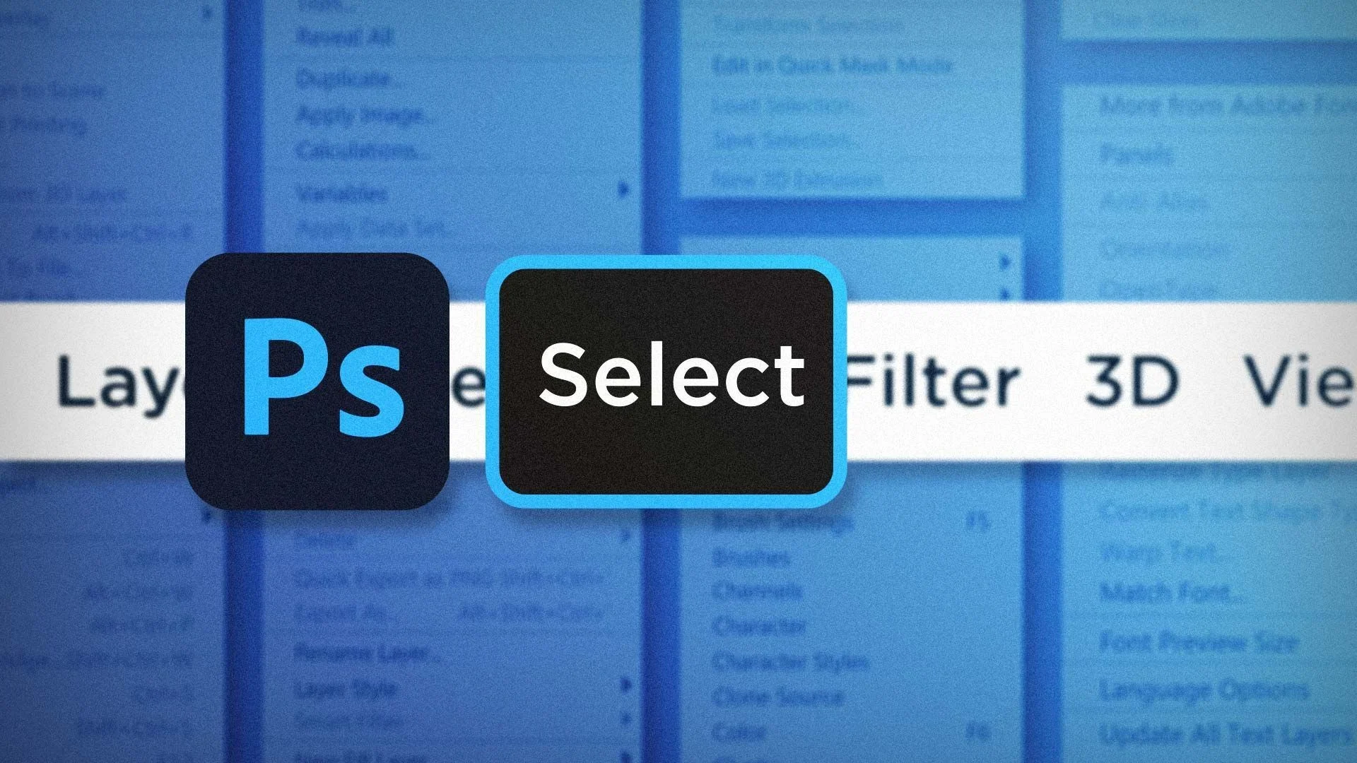 A Quick Guide to Photoshop Menus - Select article thumbnail