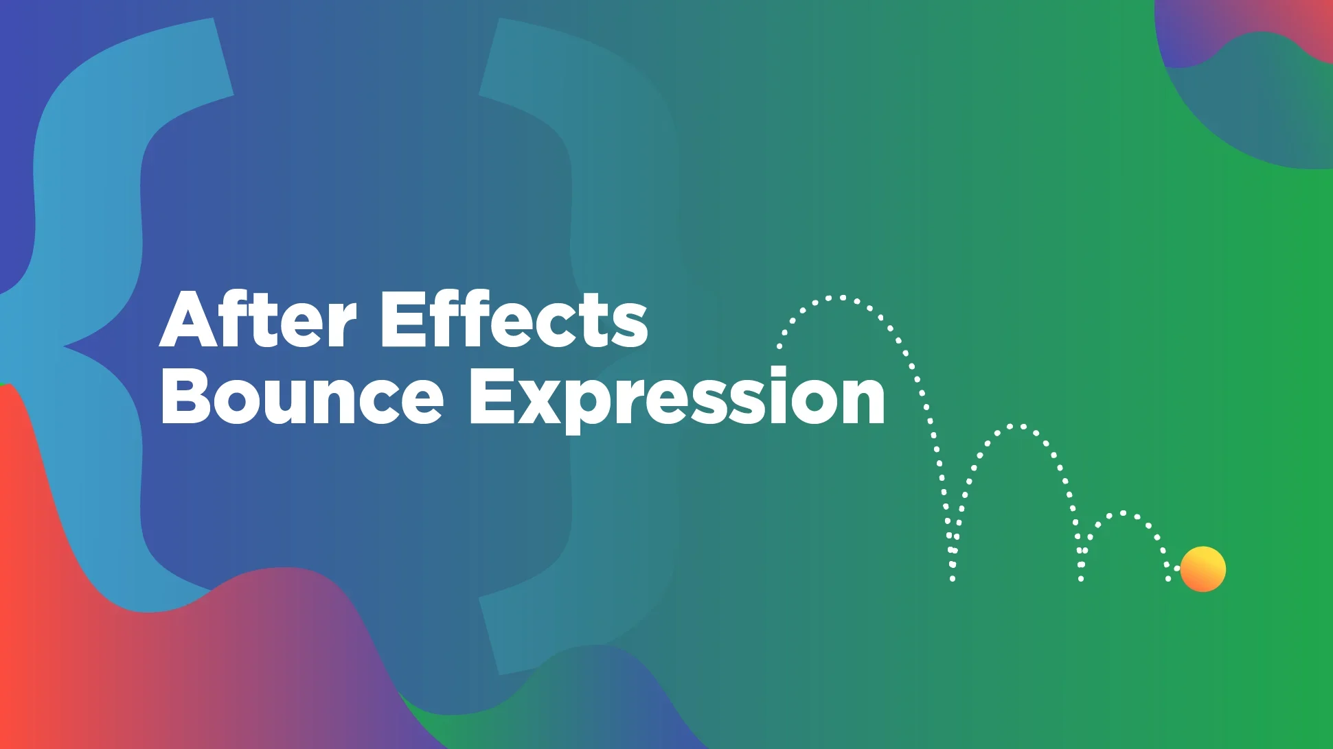 How to Use the Bounce Expression in After Effects article thumbnail