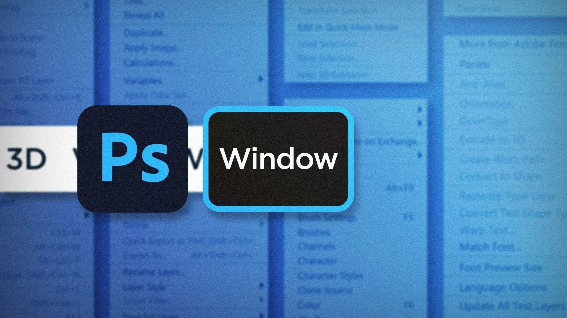 A Quick Guide to Photoshop Menus - Window article thumbnail