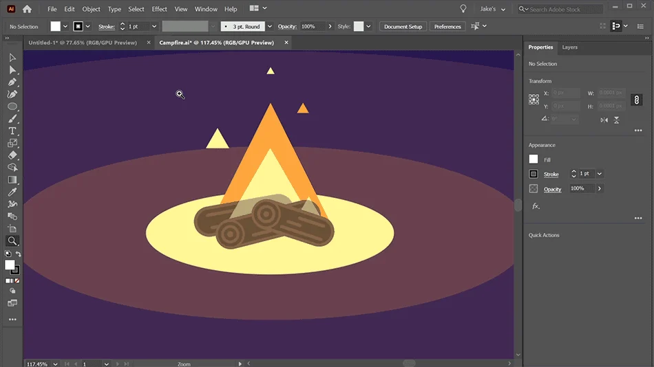 Illustrator View Menu - School of Motion tutorial image