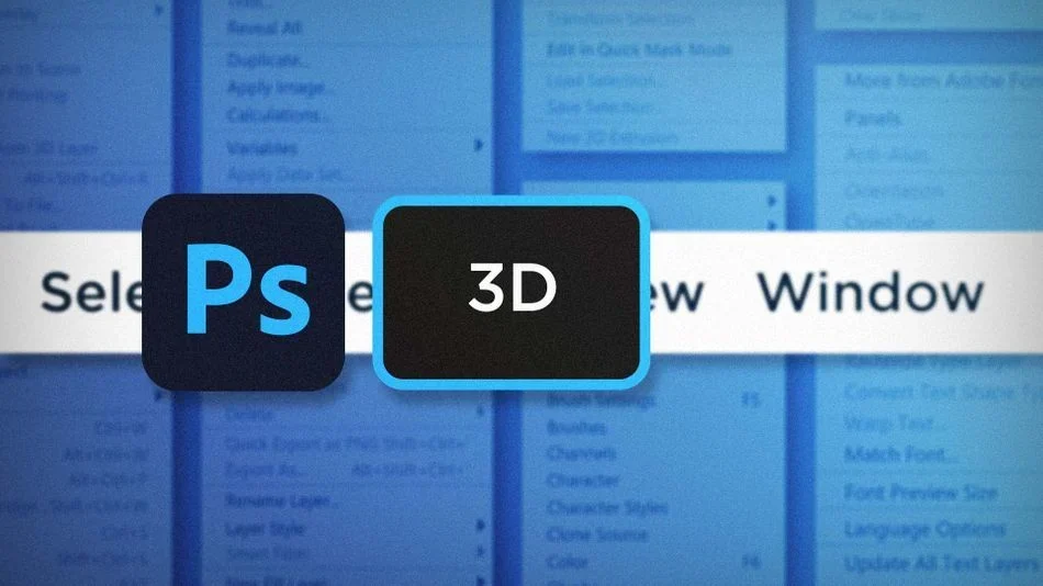 A Quick Guide to Photoshop Menus - 3D article thumbnail