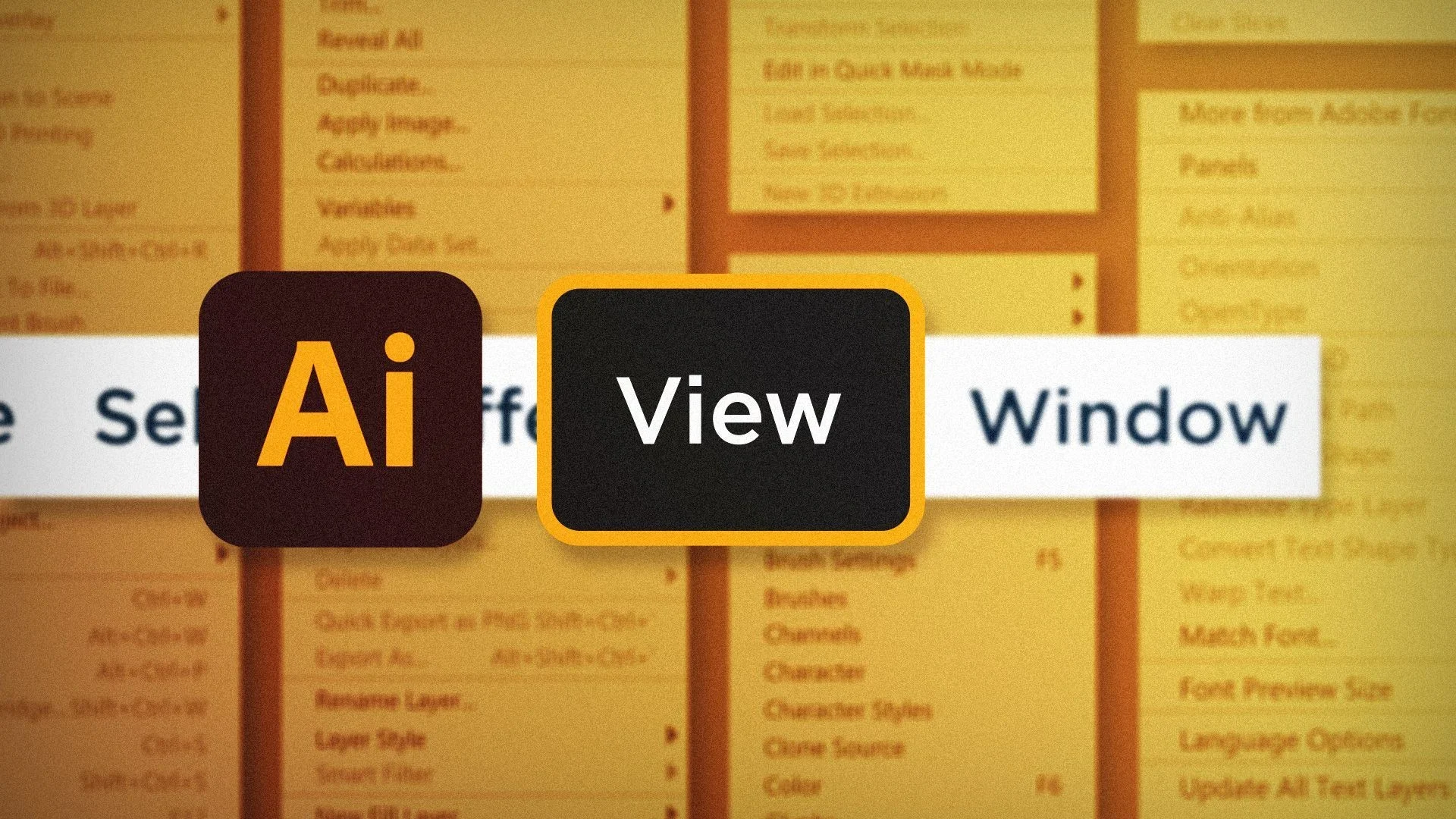Understanding the Adobe Illustrator Menus - View article thumbnail