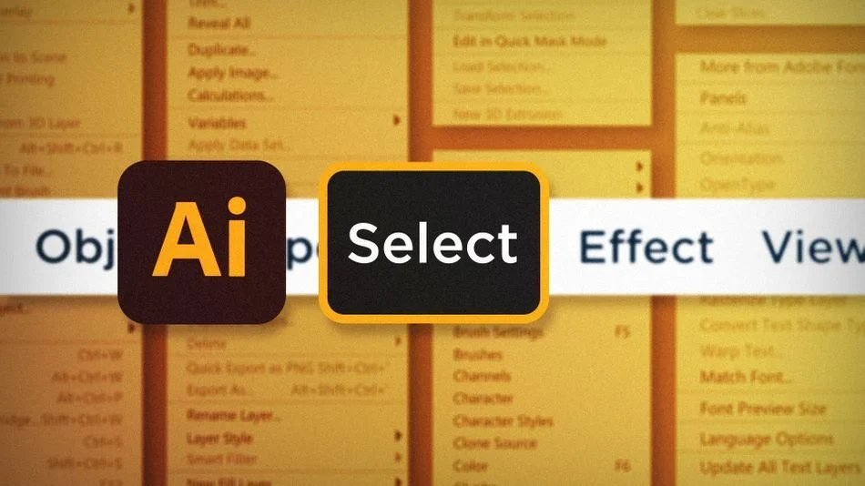 Understanding the Adobe Illustrator Menus - Select article thumbnail