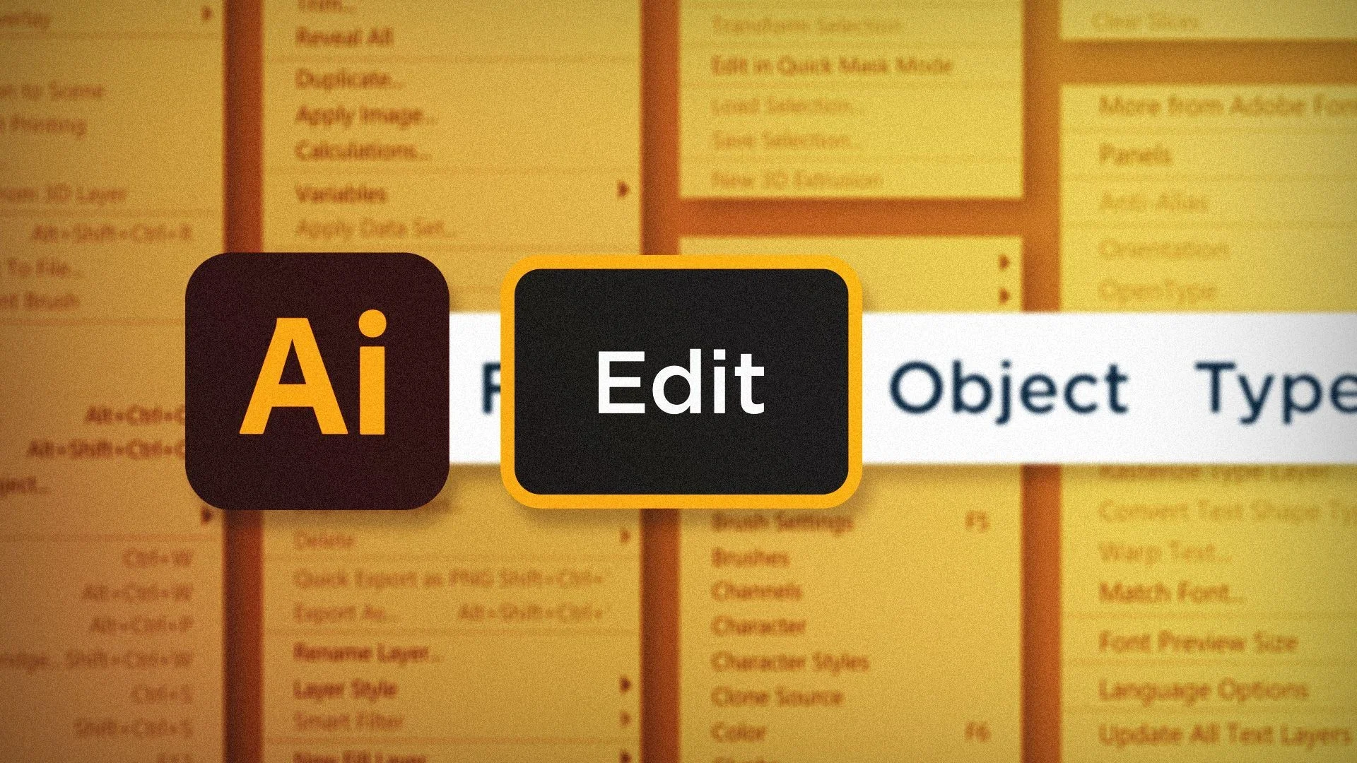 Understanding the Adobe Illustrator Menus - Edit article thumbnail