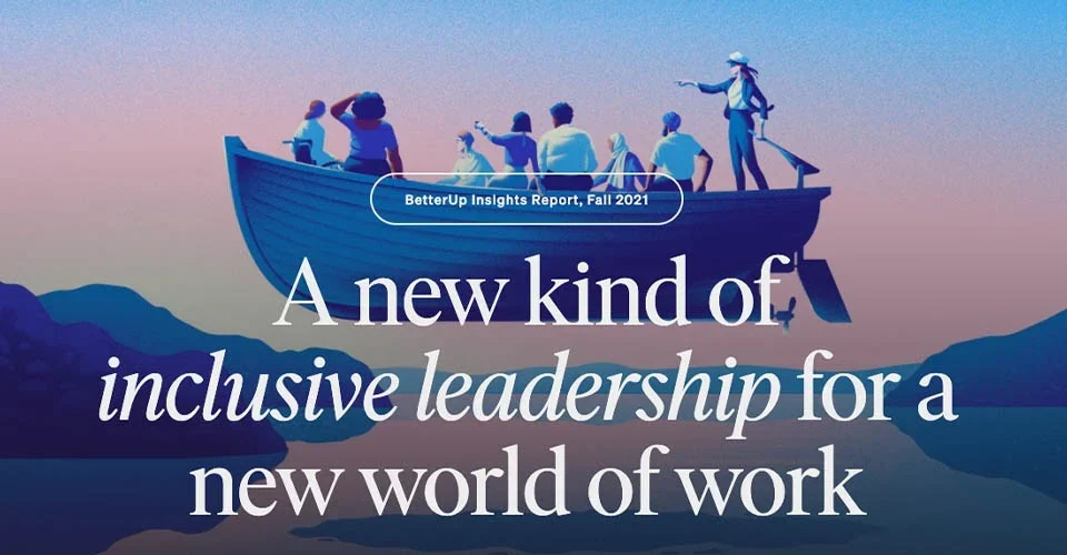 BetterUp coaching website with subtle typography animation for readability