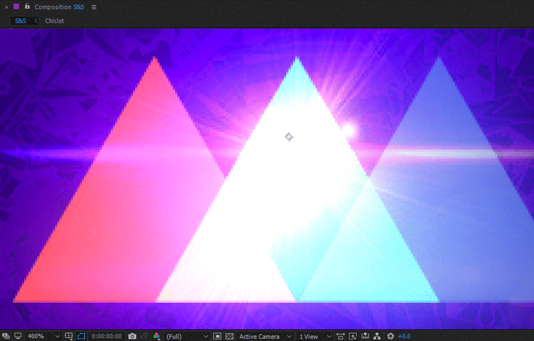 After Effects keyboard shortcut demonstration