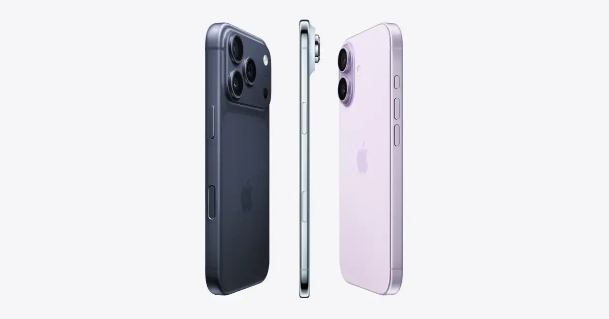 Apple iPhone page with cinematic scroll animations