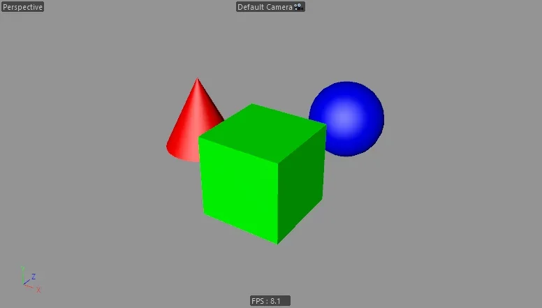 How to Export Multiple Passes in Cinema 4D - simple scene.png