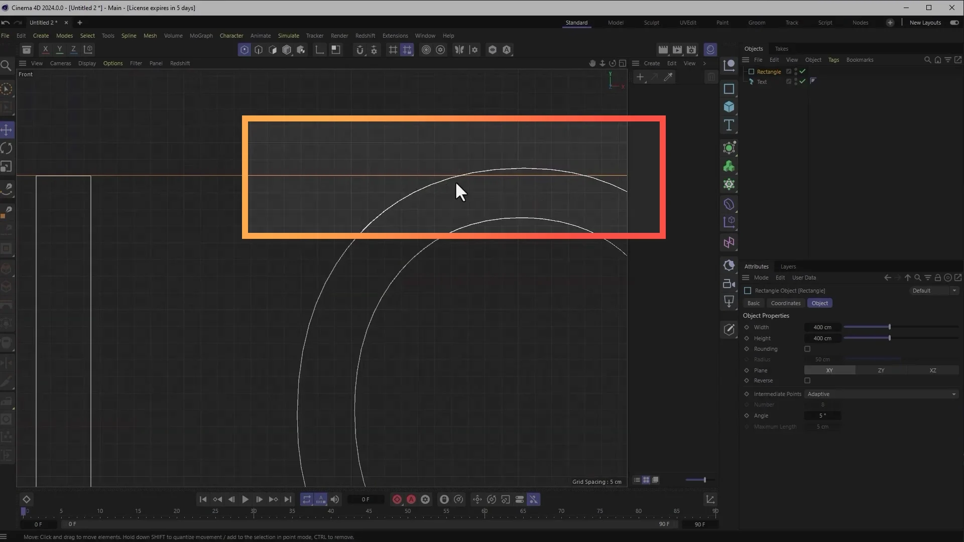 Irregular font height -- Cinema 4D