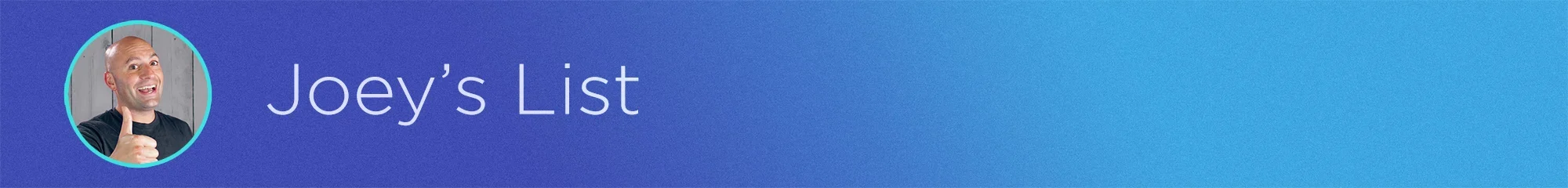 Joey's Best of Mograph 2023