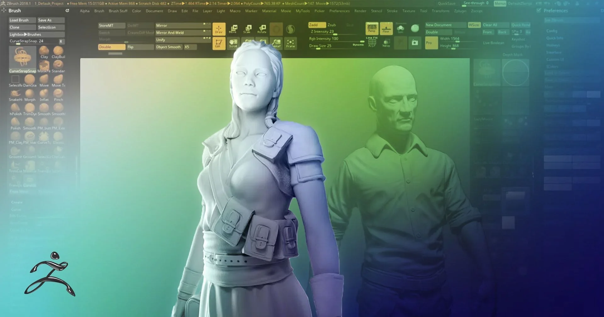 A Beginner's Guide to ZBrush! article thumbnail