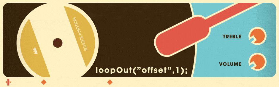 LoopOut offset example showing extended animation cycles