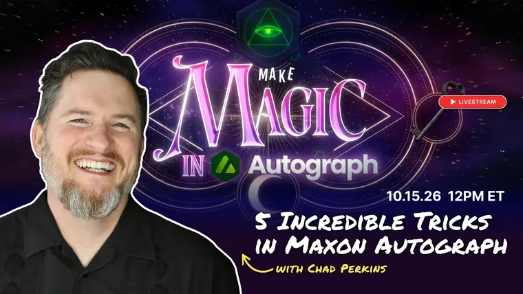 Five Incredible Tricks in the Free Maxon Autograph with Chad Perkins event artwork