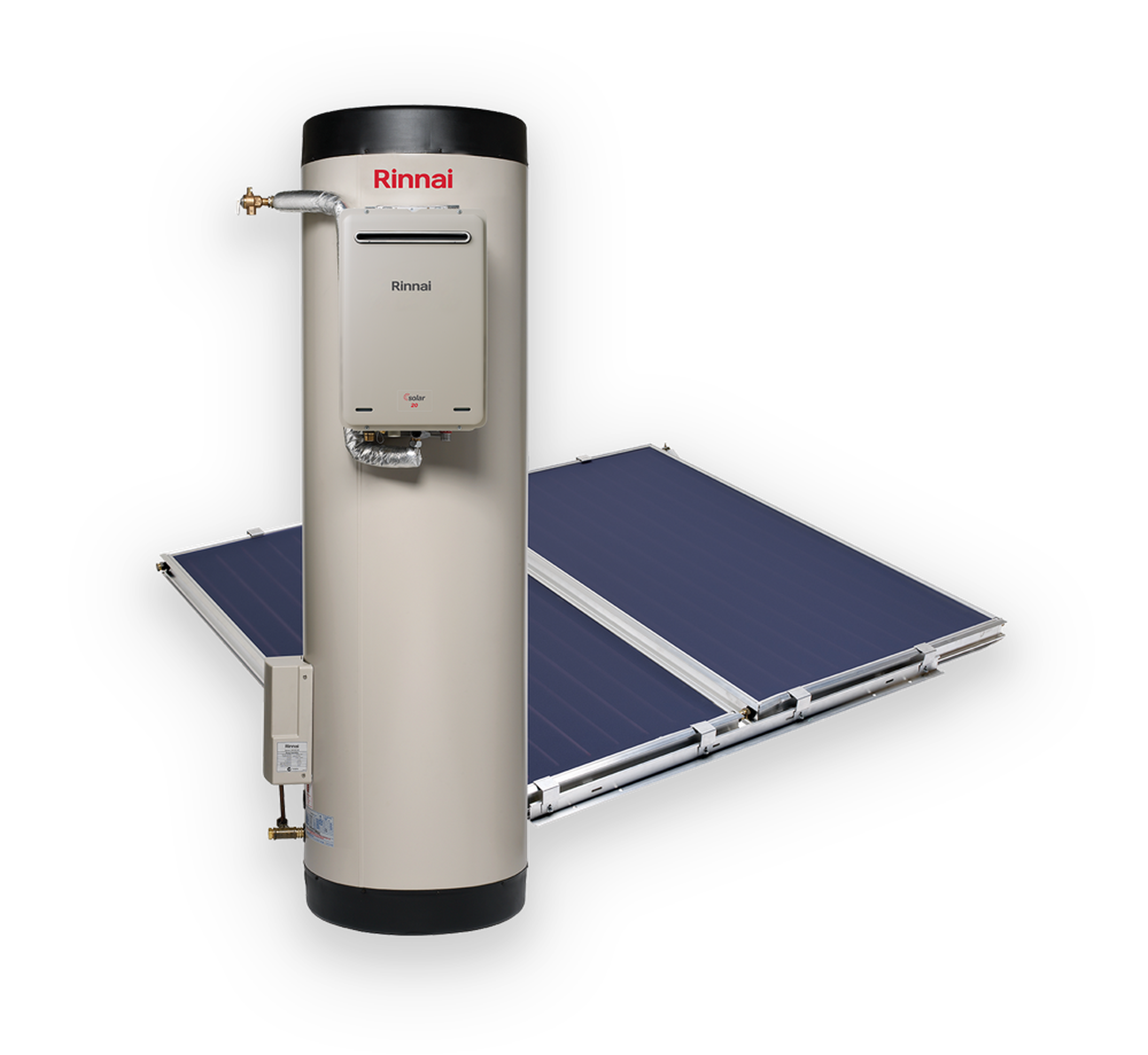 Rinnai Prestige Gas Flat Plate solar hot water