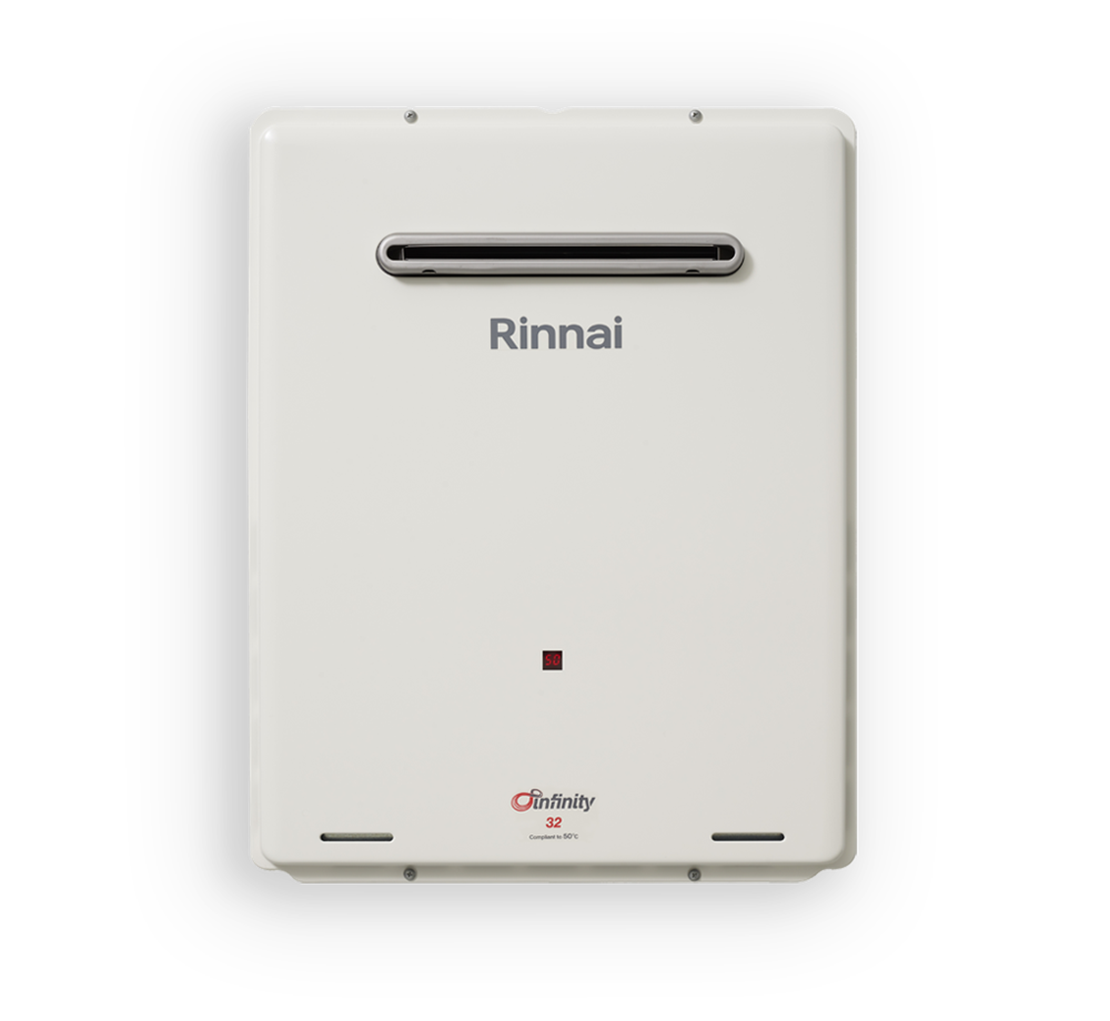 Rinnai Infinity 32 Gas Continuous Flow Hot Water (front)
