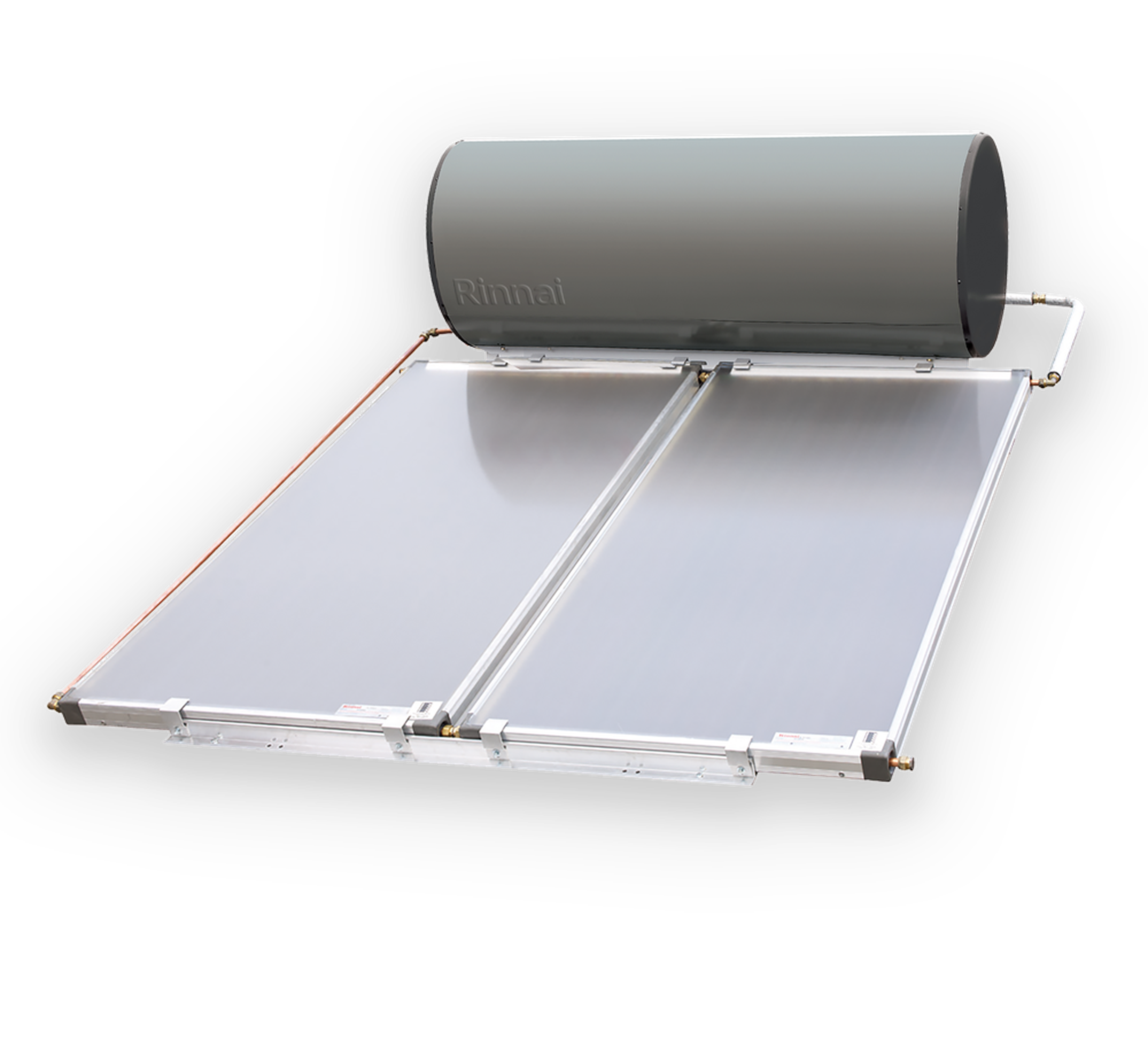 Rinnai Sunmaster Solar Hot Water Close Coupled Flat Plate Collectors (double - grey)