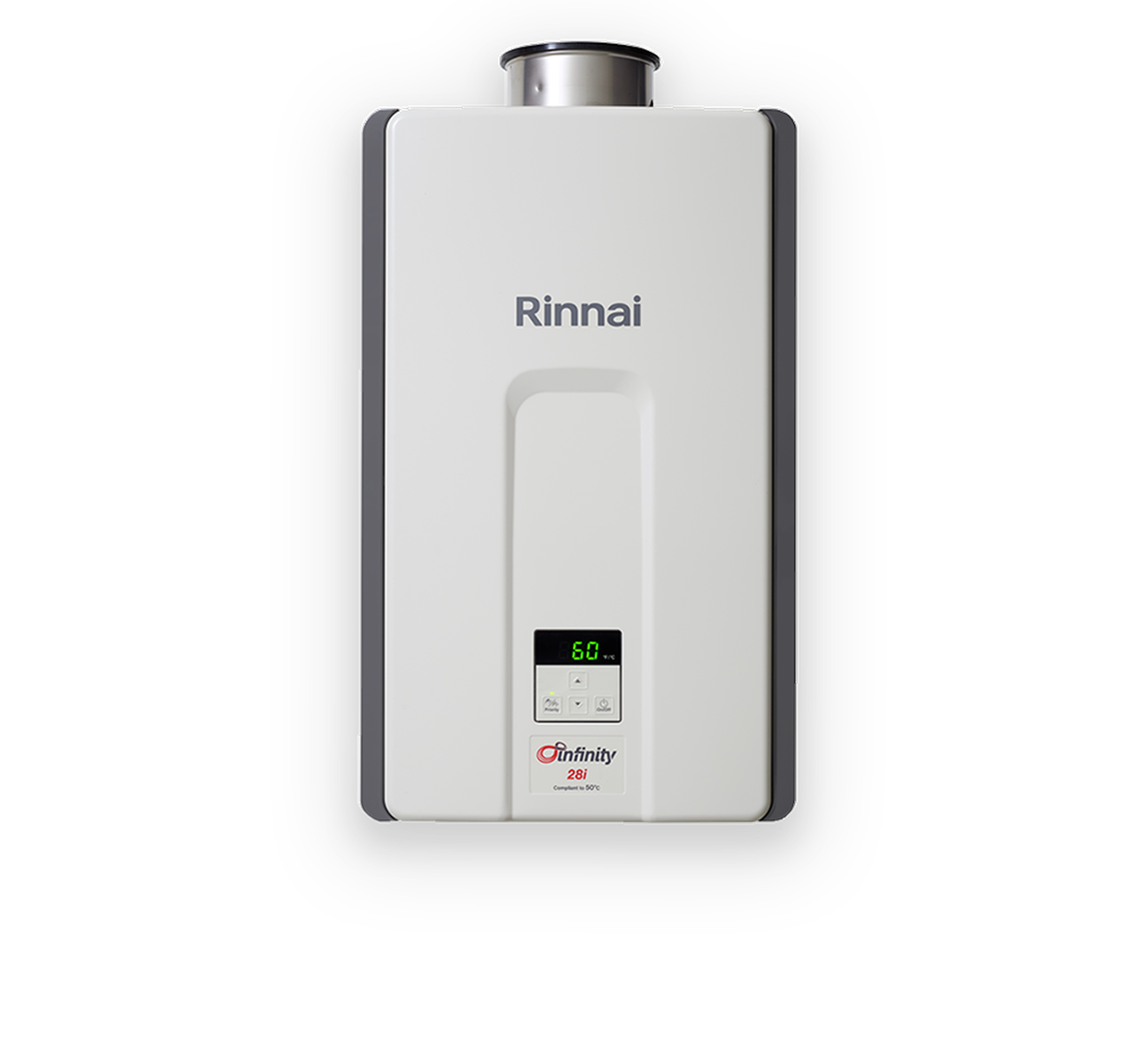 Rinnai Infinity 28i Gas Continuous Flow Hot Water (front)