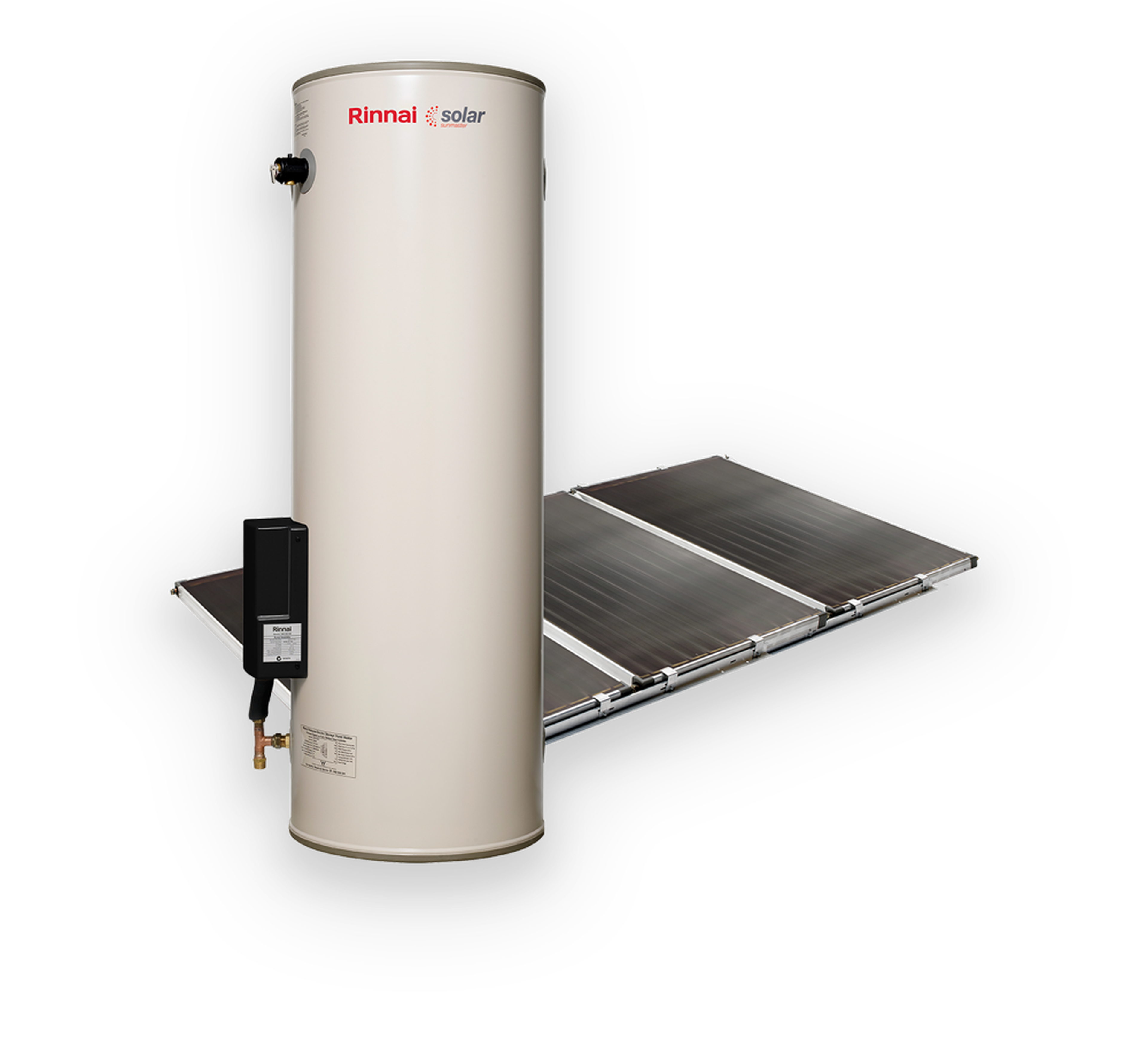 Rinnai Sunmaster Gas Flat Plate solar hot water + 3 collectors