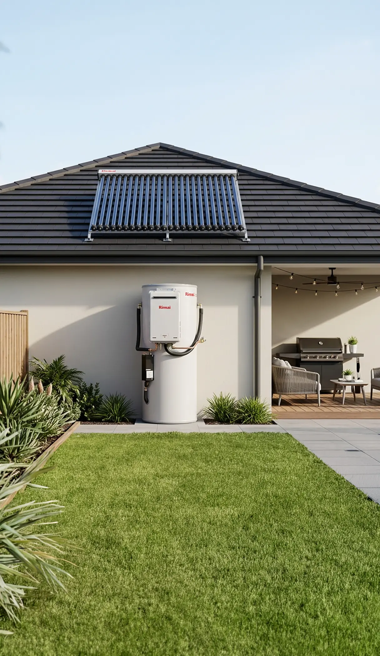 Rinnai Solar Hot Water - energy efficient hot water