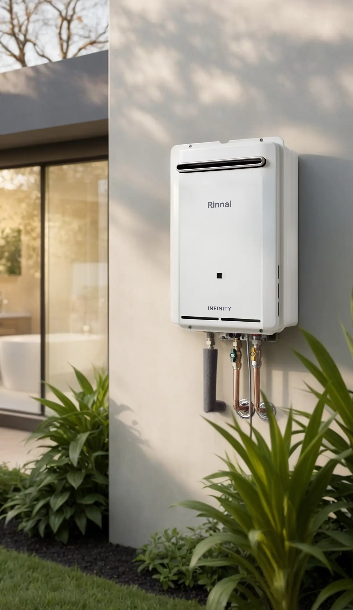 Rinnai Gas Continuous Flow - hot water any time