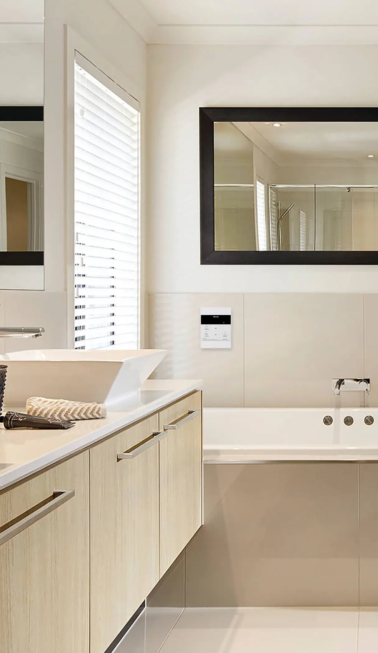 Rinnai Hot Water controllers - taking control of your hot water
