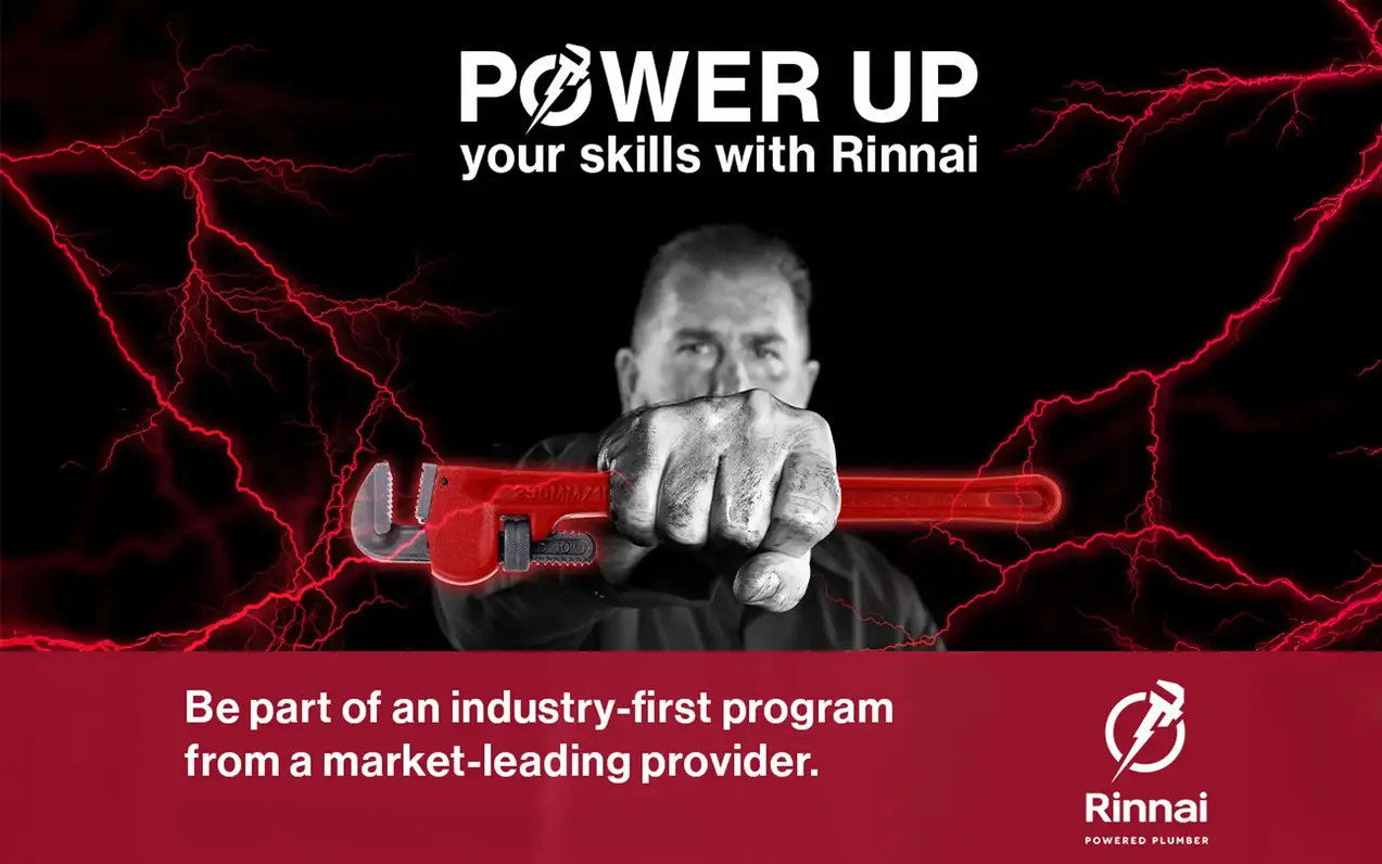 Become a rinnai Powered Plumber